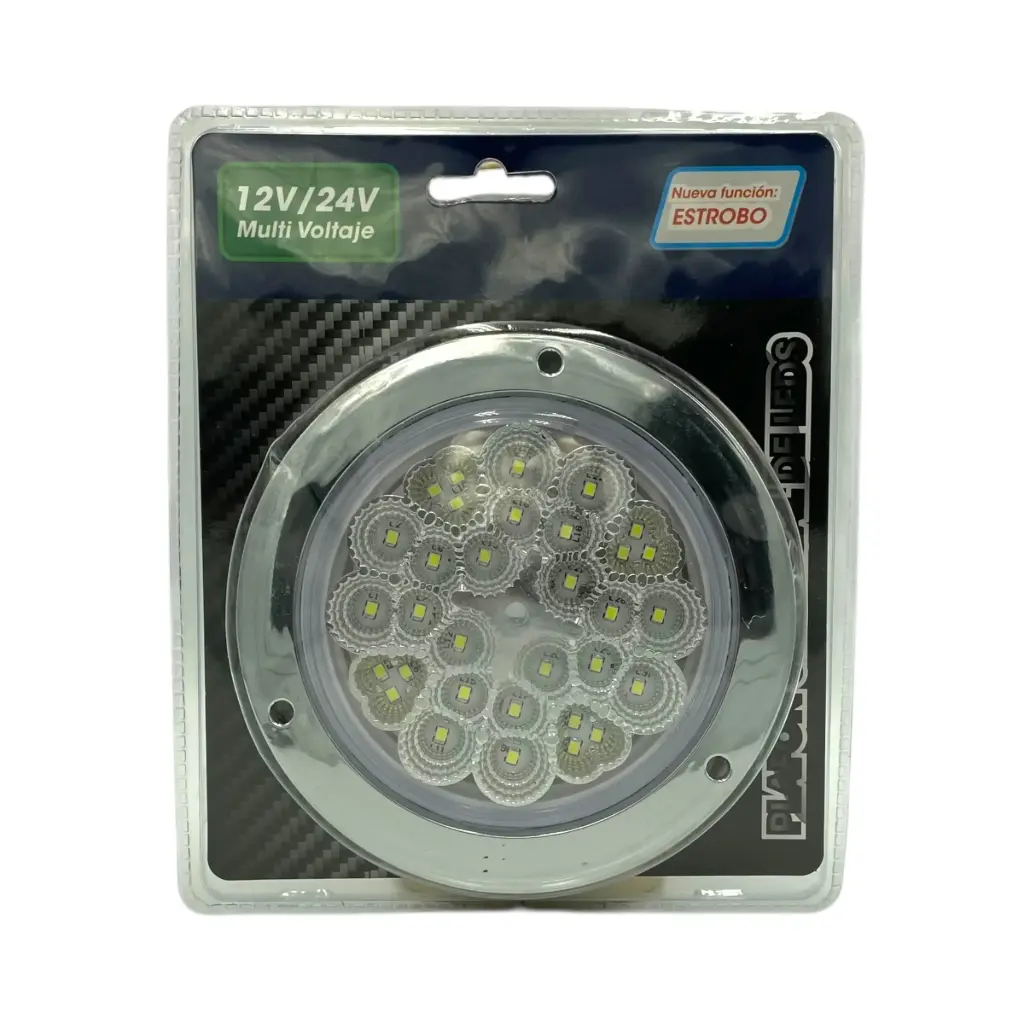 [MULT/6548C/STR/WH] Plafón redondo de 32 LED FlashTruck