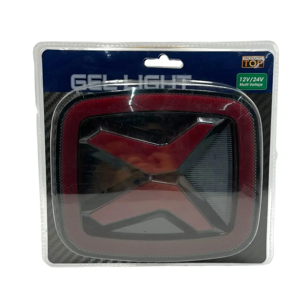Plafón universal ahumado con arillo gel 6 LED