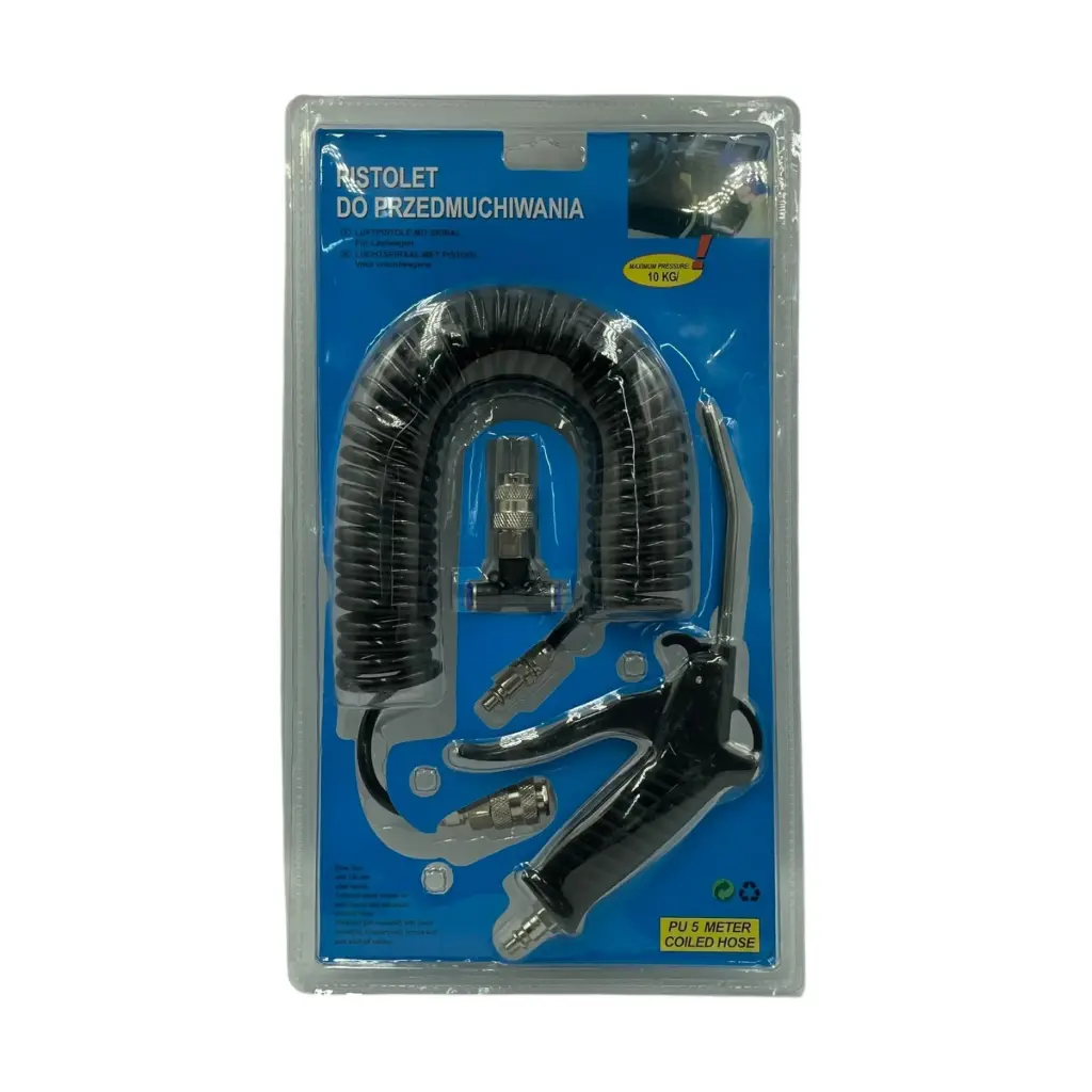 Pistola de soplado de aire con manguera para camión 