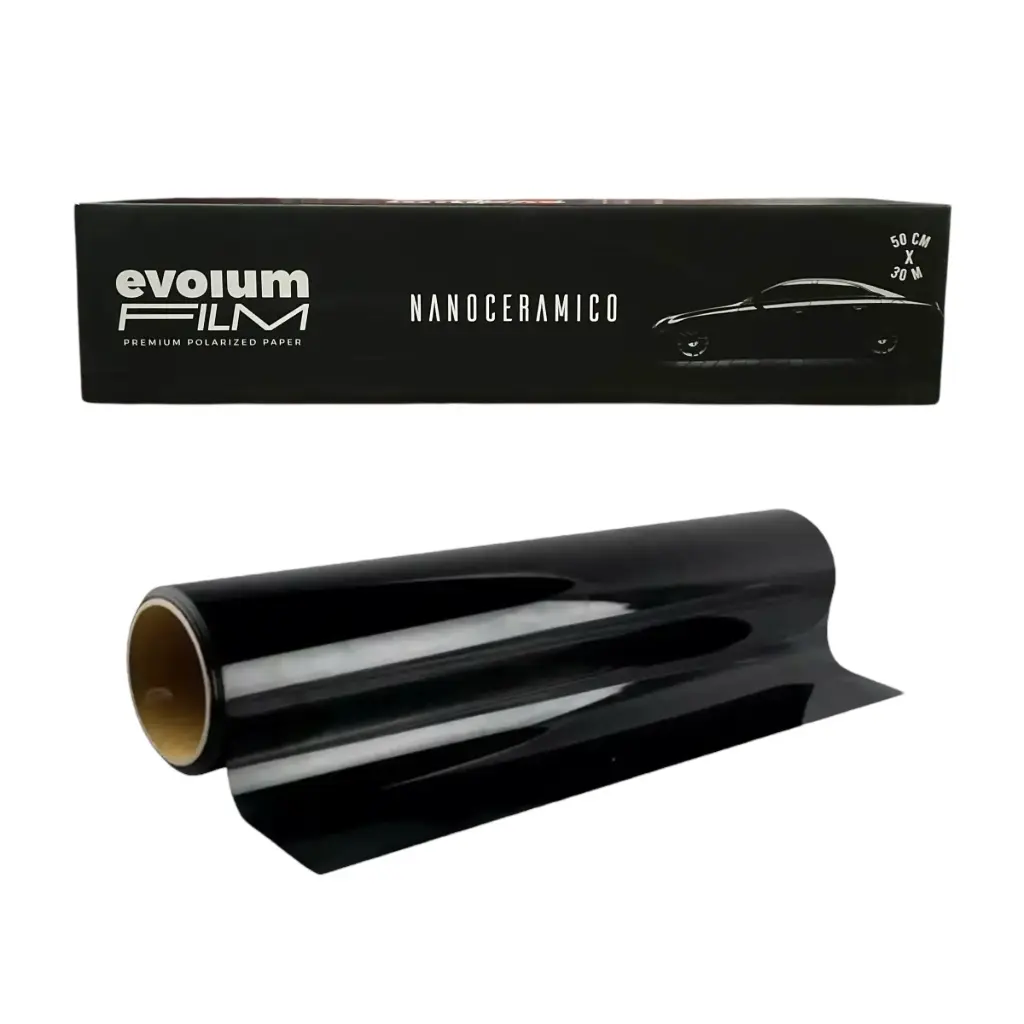 [NANOCERÁMICO 75CM 35%] Papel para polarizar nanoceramico Evolum  35% rollo de 75 CM x 30 MTS