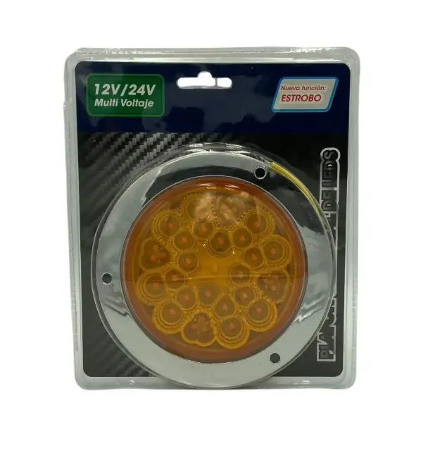 Plafón redondo ámbar de 32 LED FlashTruck