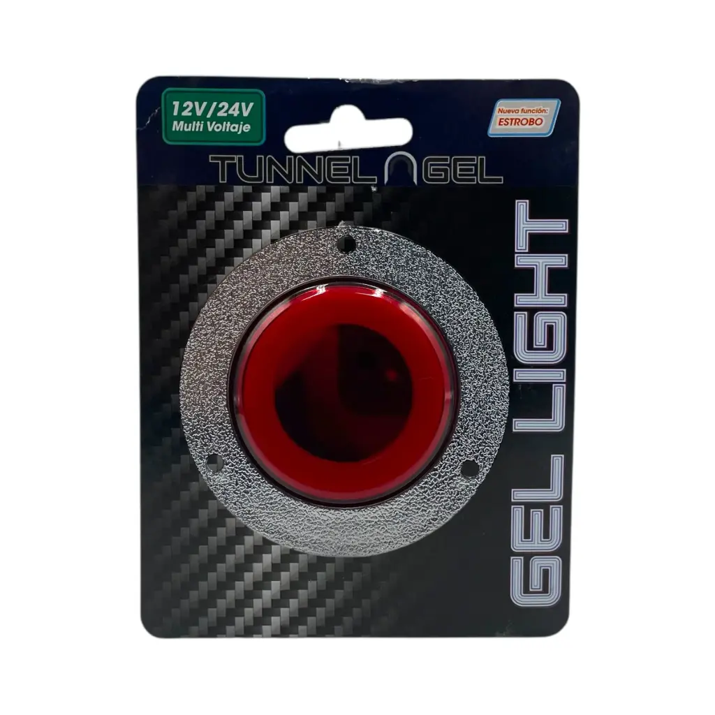 Plafón universal 2" tunnel LED rojo