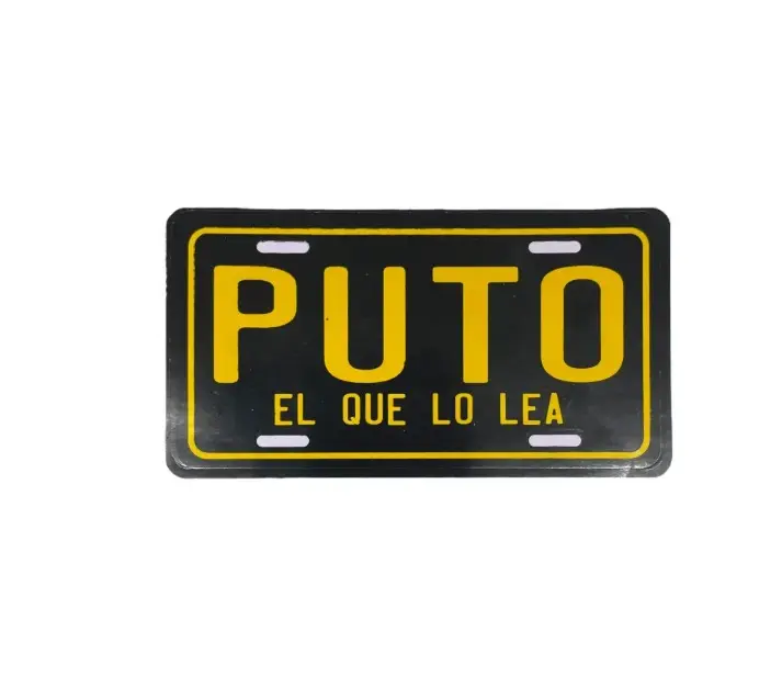  Sticker con frase "Puto el que lo lea"