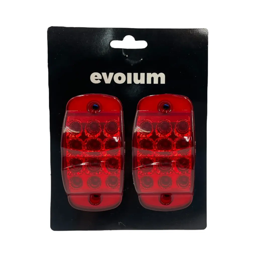 [TR-116 ROJO] Plafón tipo tortuga rojo de 12 LED