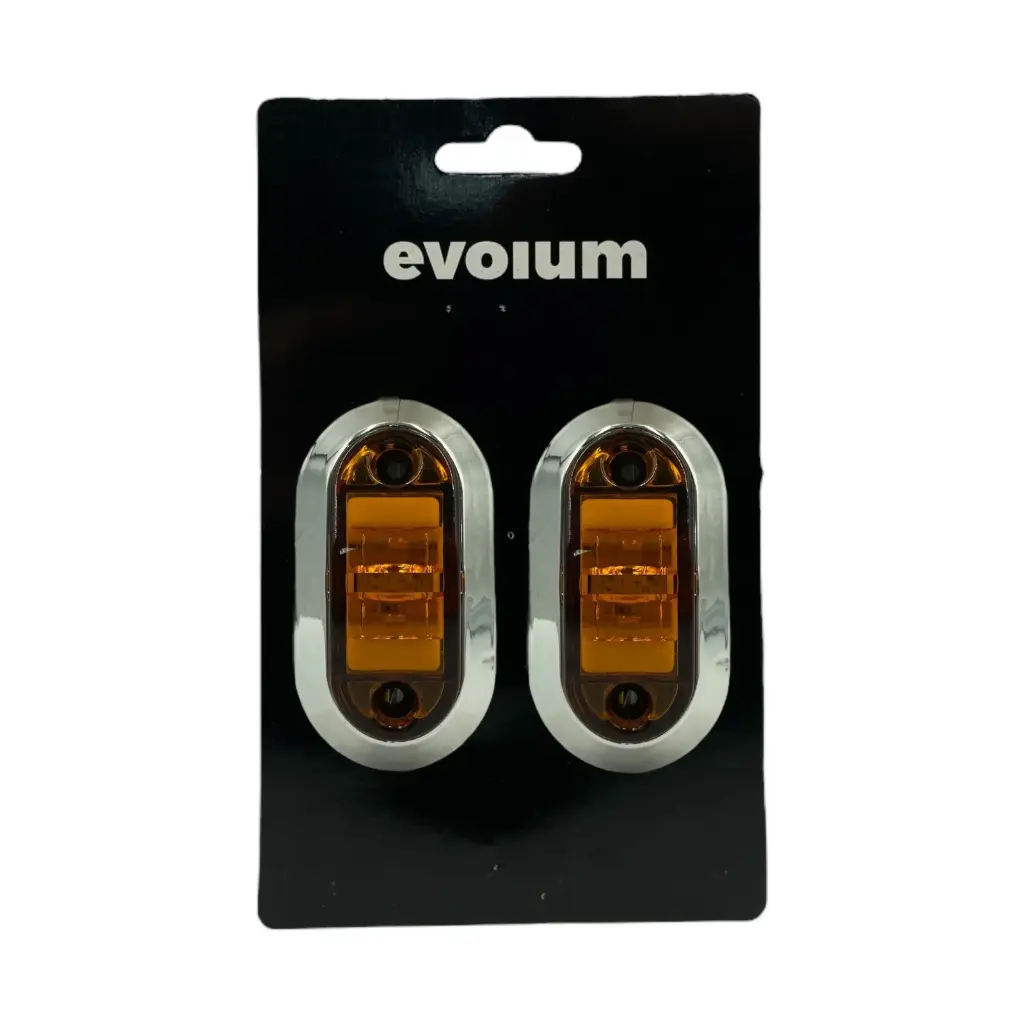 Plafón ámbar con glo y contorno cromado 