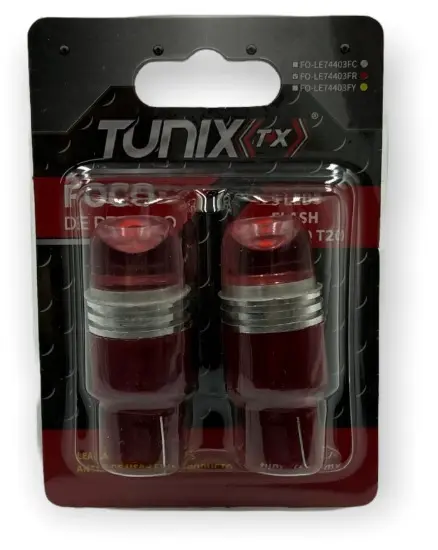 7440 de 3 LED con lupa rojo