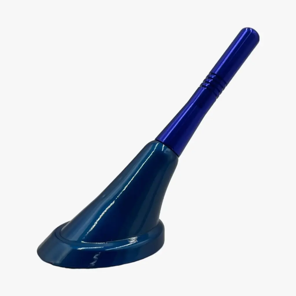 Antena tipo Golf corta azul 