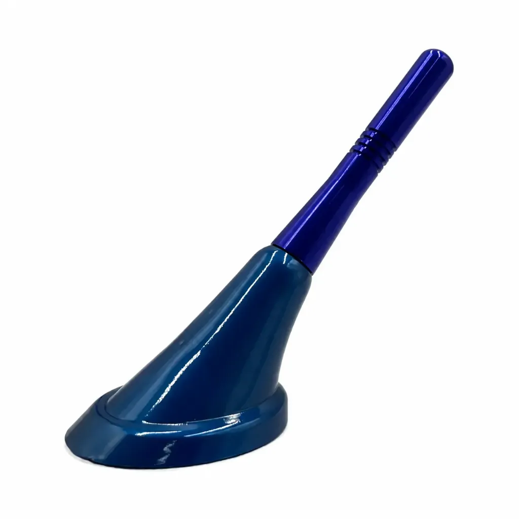 Antena tipo Golf corta azul 