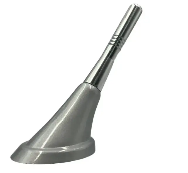 Antena tipo Golf corta plata