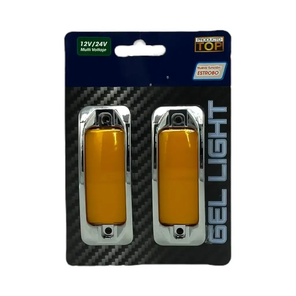  Plafón universal lateral con luz GEL ámbar