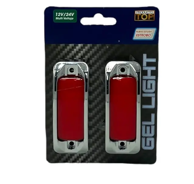  Plafón universal lateral con luz GEL rojo