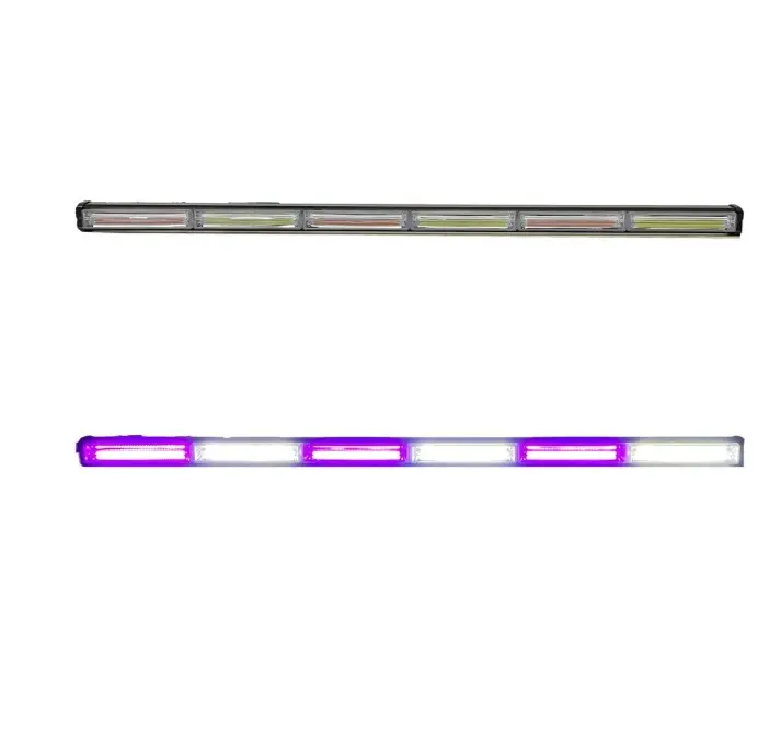 Barra LED  blanco/morado de 6 paneles cob con funciones