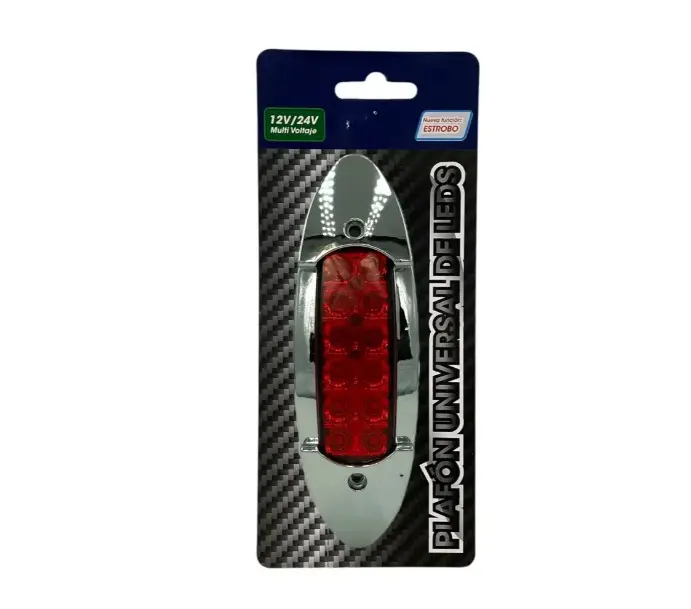 Plafón universal lateral de 12 LED