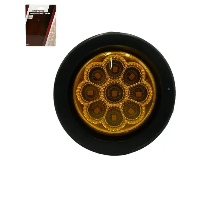 Calavera ámbar de 2 pulgadas con funciones (ámbar y rojo)