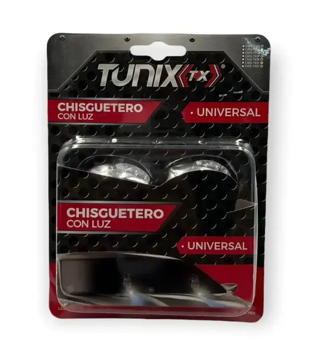 Chisguetero con luz universal morada