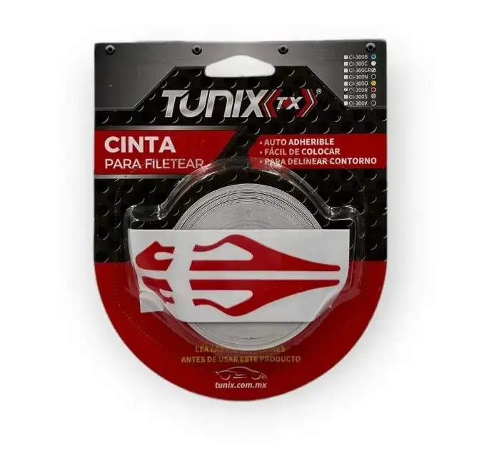 [CI-300R] Cinta roja para filetear tipo Katana sencilla 