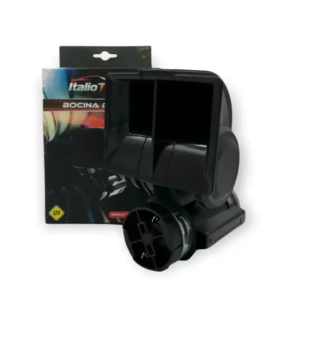 Bocina de aire con motor color negro