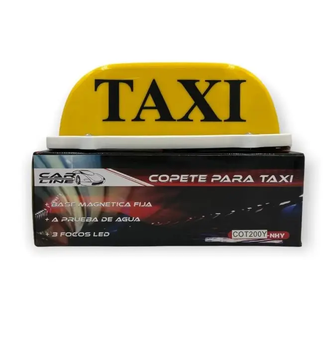 Copete de taxi ámbar