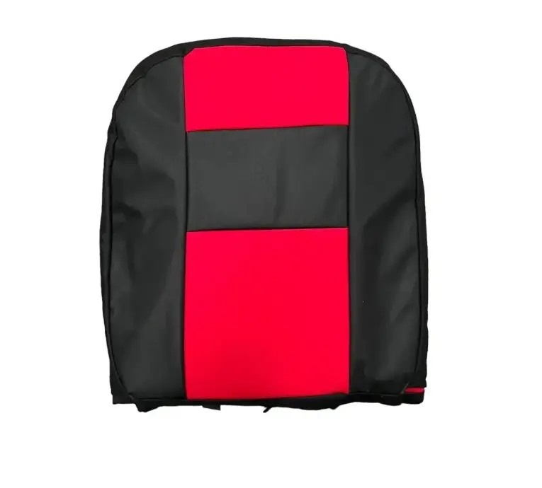 Cubre asiento rojo cabecera separada (Juego completo, delanteros y traseros)