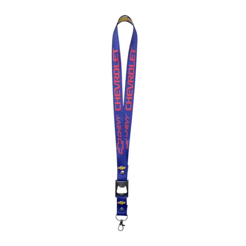Lanyard con destapador Chevrolet Chevy letras roja