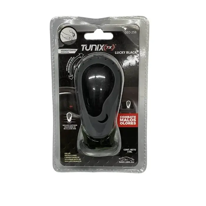 Aromatizante líquido lucky black para ventila