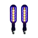 Direccional LED azul/ámbar Nitro Flash