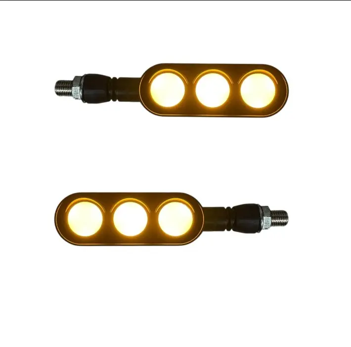 Direccional de 3 LED moderna ámbar