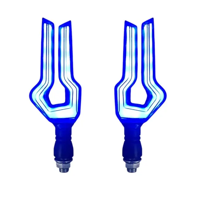 Direccional futurista universal azul