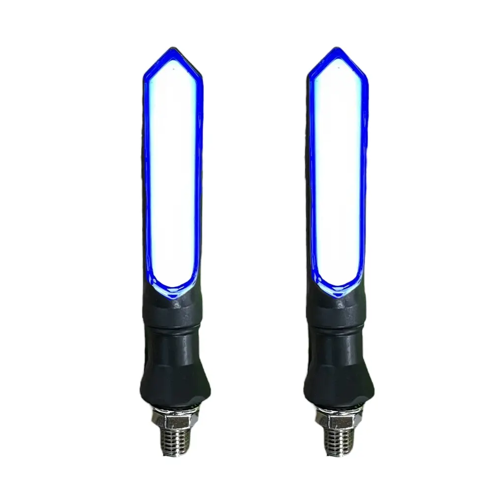 Direccional tipo flecha azul