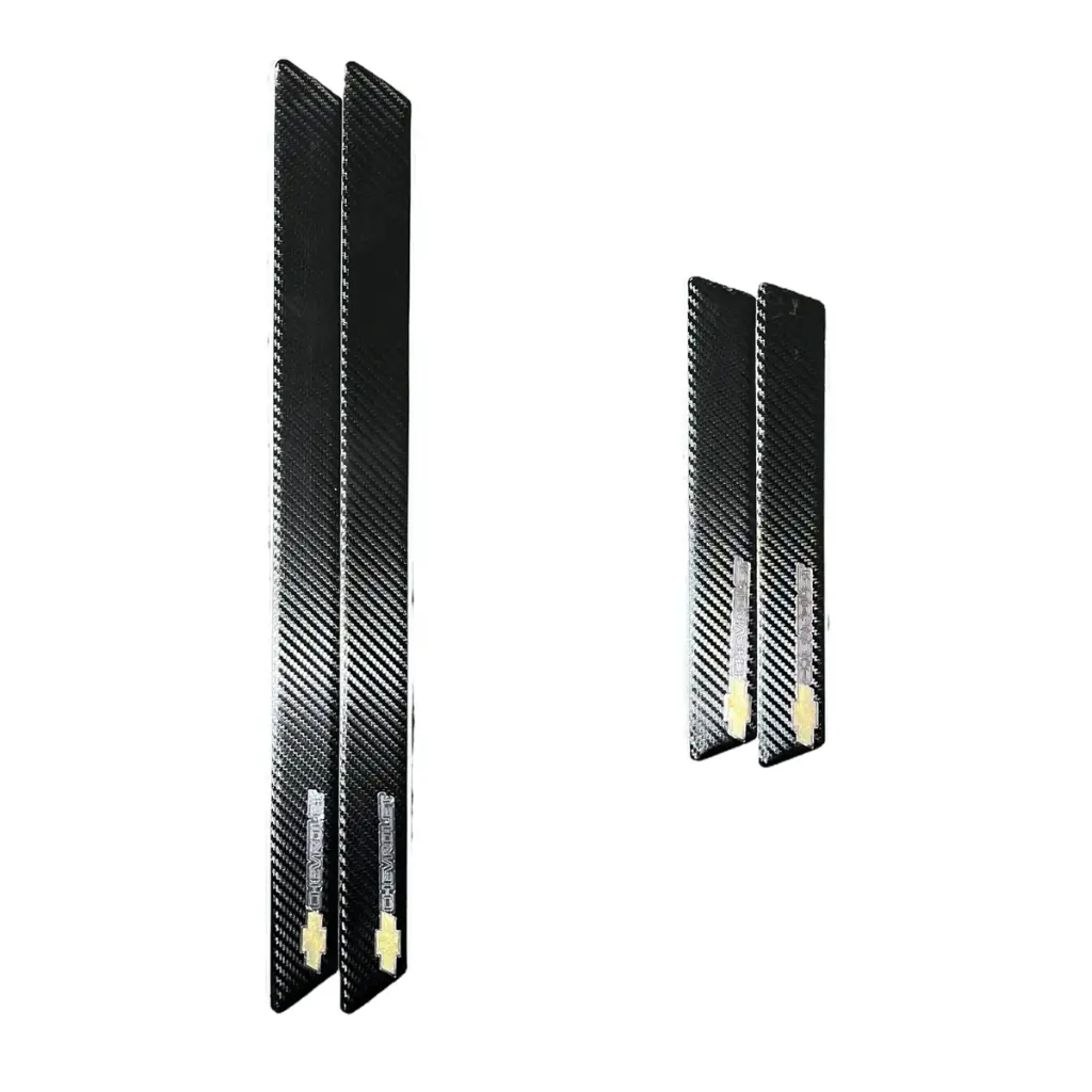 Embellecedor tipo fibra de carbono chevrolet