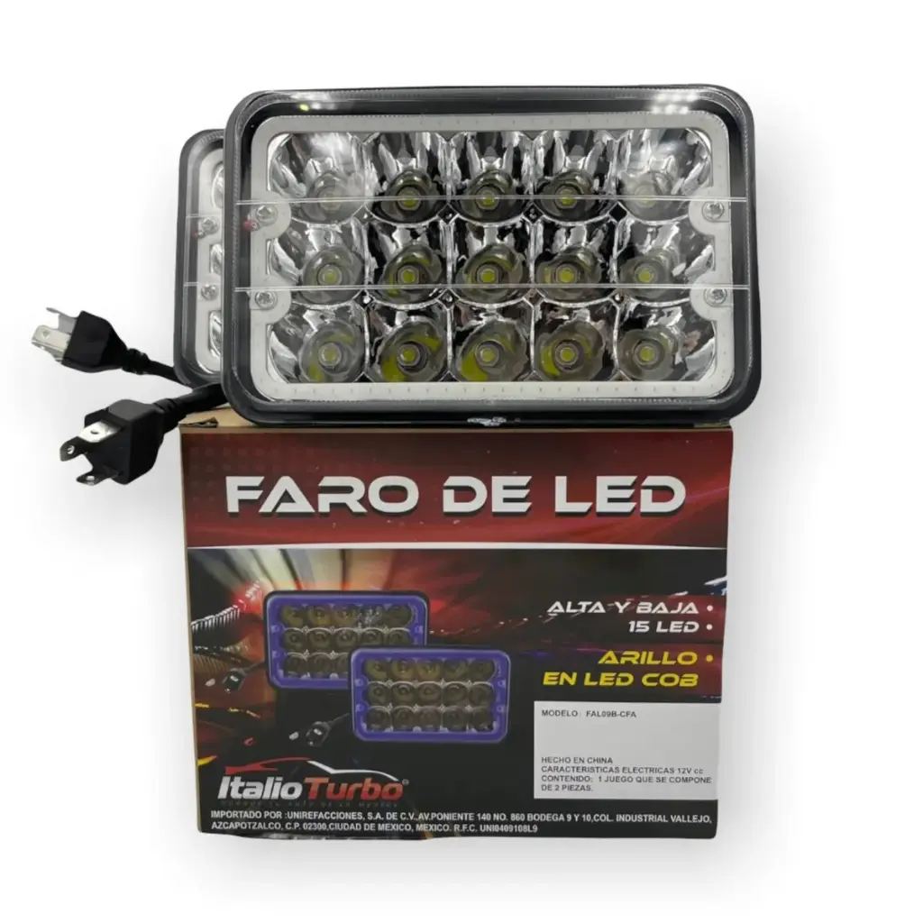  Unidad de 5" con arillo LED azul