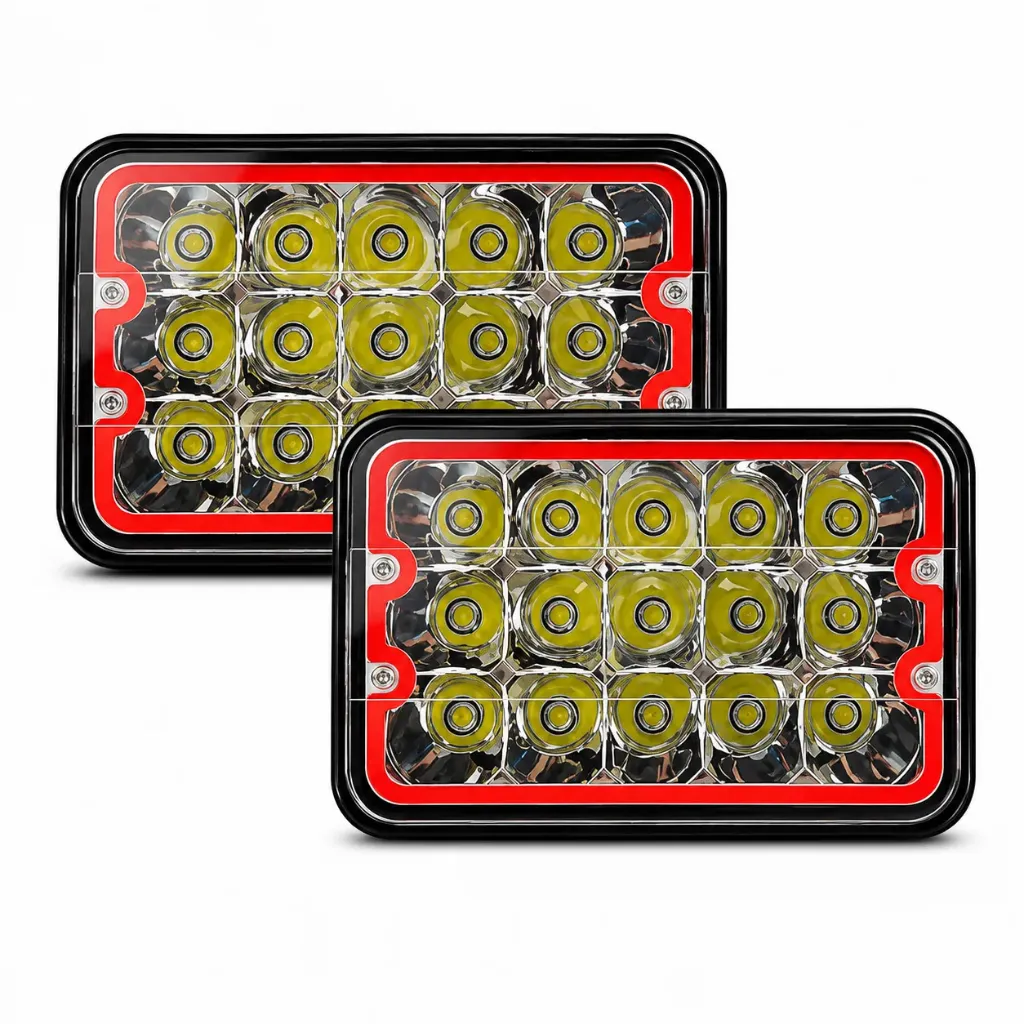[FAL09R-SAI/5 INCH COB RING/RD] Unidad de 5" con arillo LED rojo