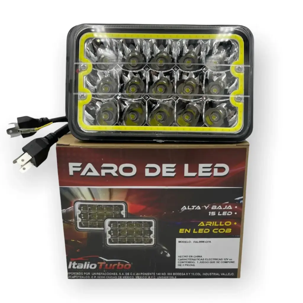 Unidad de 5" con arillo LED blanco
