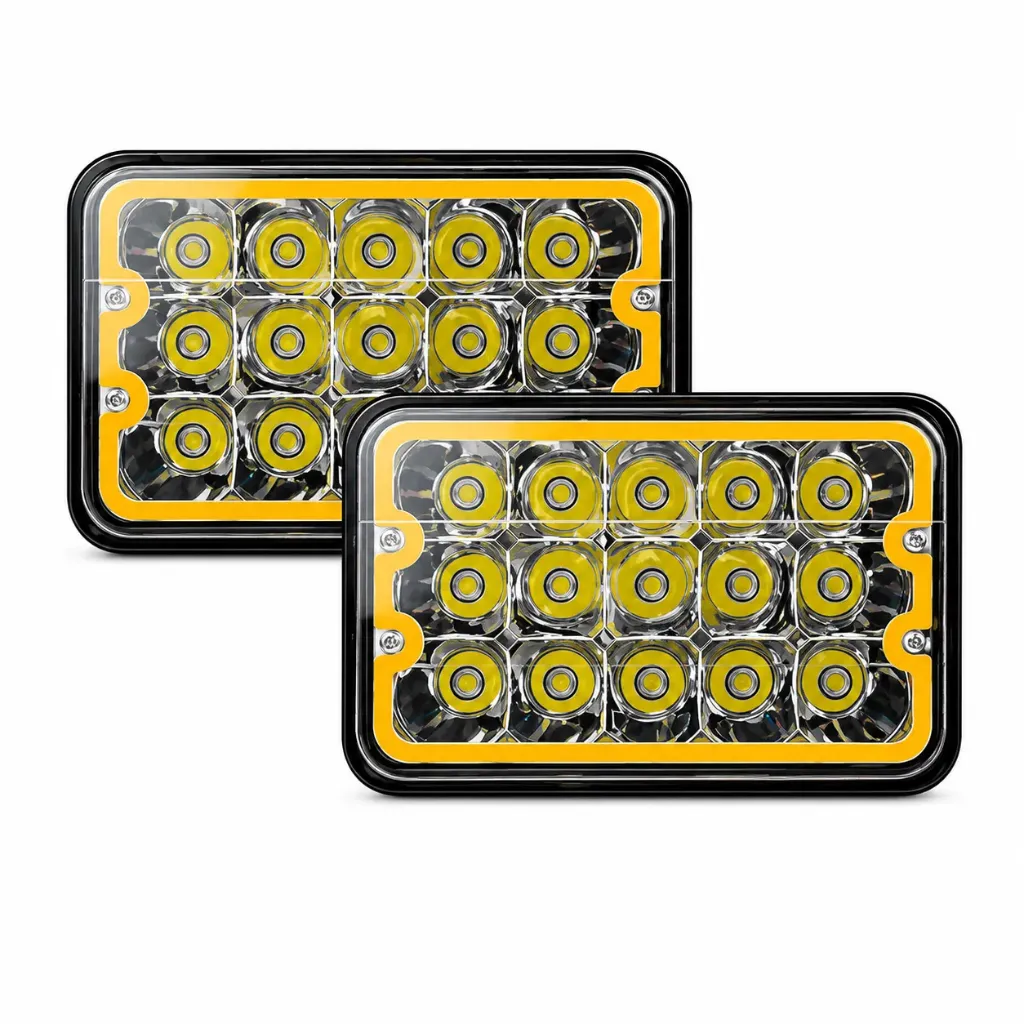 [FAL09Y-SAI/5 INCH COB RING/AM] Unidad de 5" con arillo LED ámbar