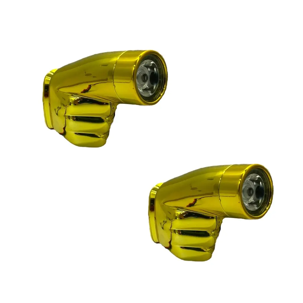 Faro LED auxiliar tipo dedo trasero o delantero con carcaza de color ámbar