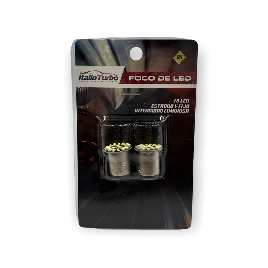 [FOL021W-SAI] Foco de 18 LED patas disparejas (1034) blanco