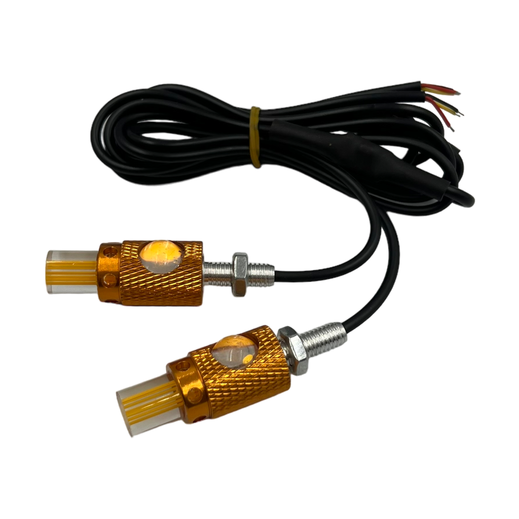 Luz LED tipo ojo de águila con lupas amarillo