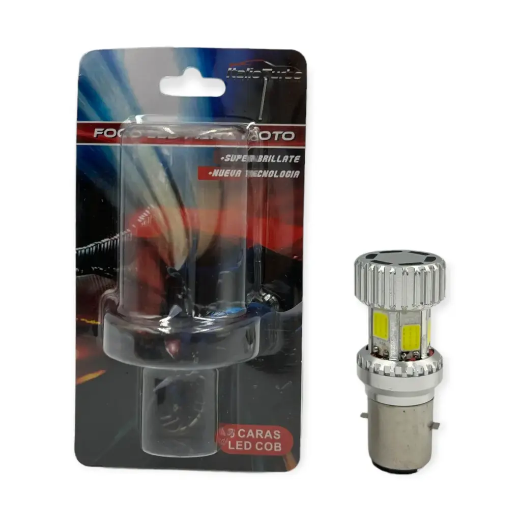 Foco plata entrada BA20 de 6 caras LED COB