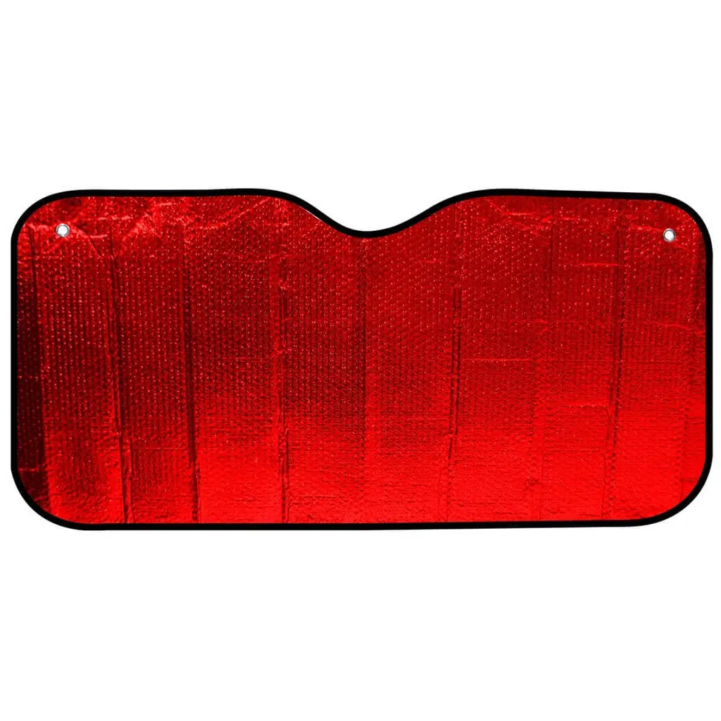 [COR43R] Parasol rojo automotriz jumbo doble burbuja