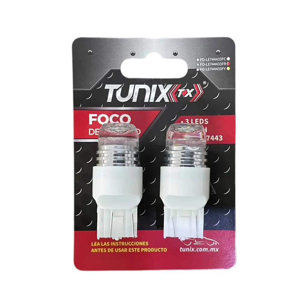 Foco blanco 7443 de 3 LED 