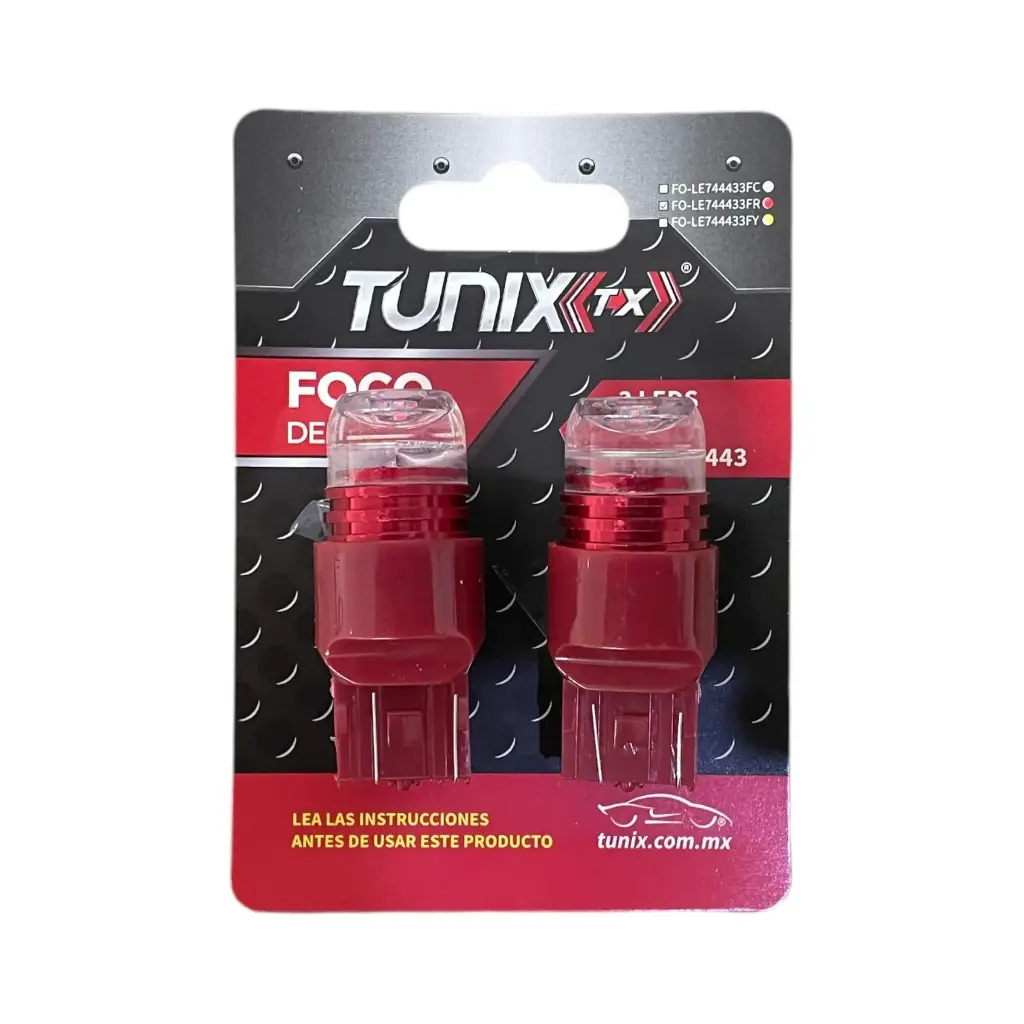 Foco rojo 7443 de 3 LED 