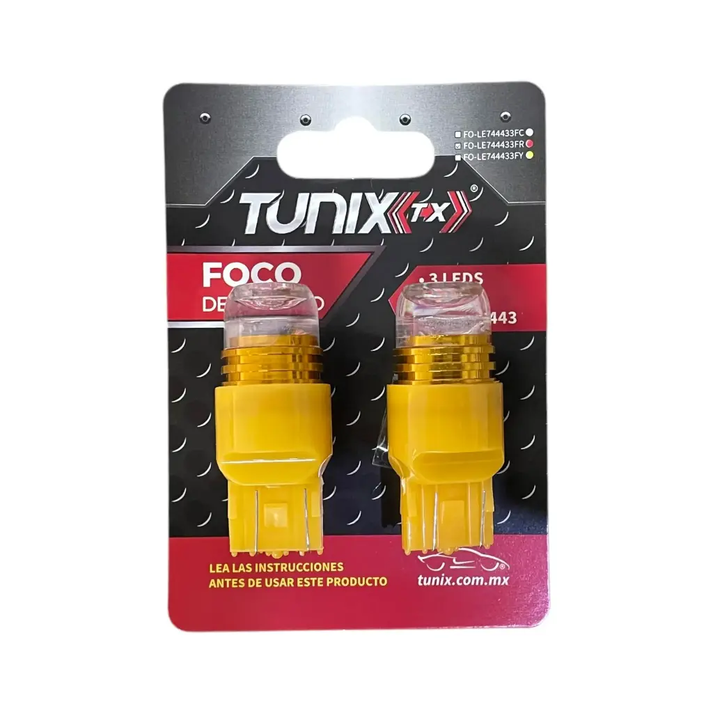 Foco ámbar 7443 de 3 LED 