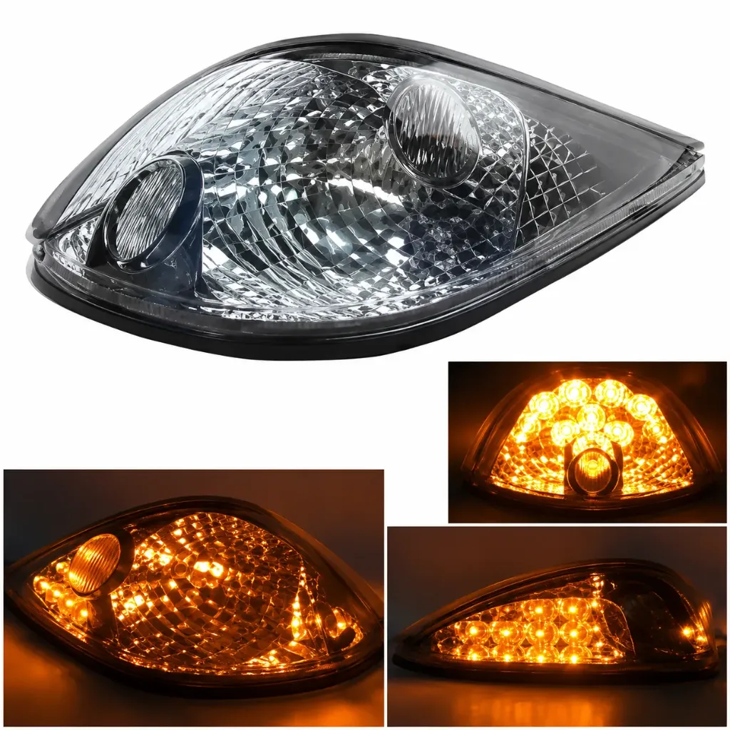 Zeppelin de 21 LED carcasa humo luz ámbar 
