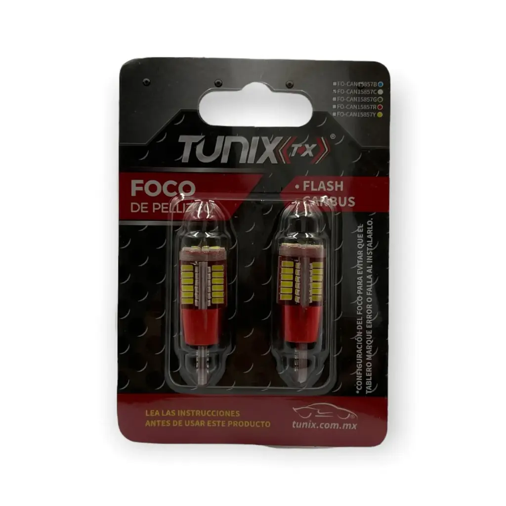 Foco blanco T10 de 57 LED'S con canbus 