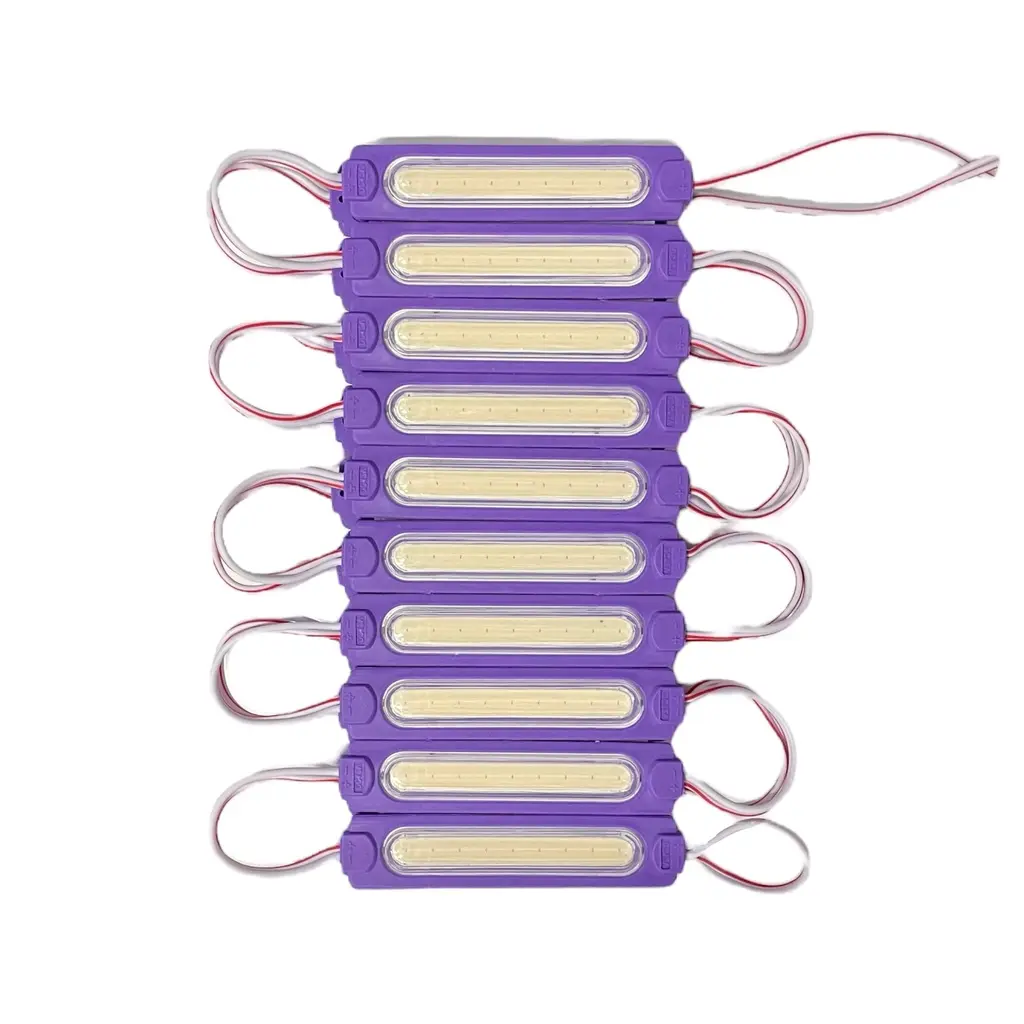 Modulo morado encapsulado de plasma con 9 LED (tira de 20 piezas)