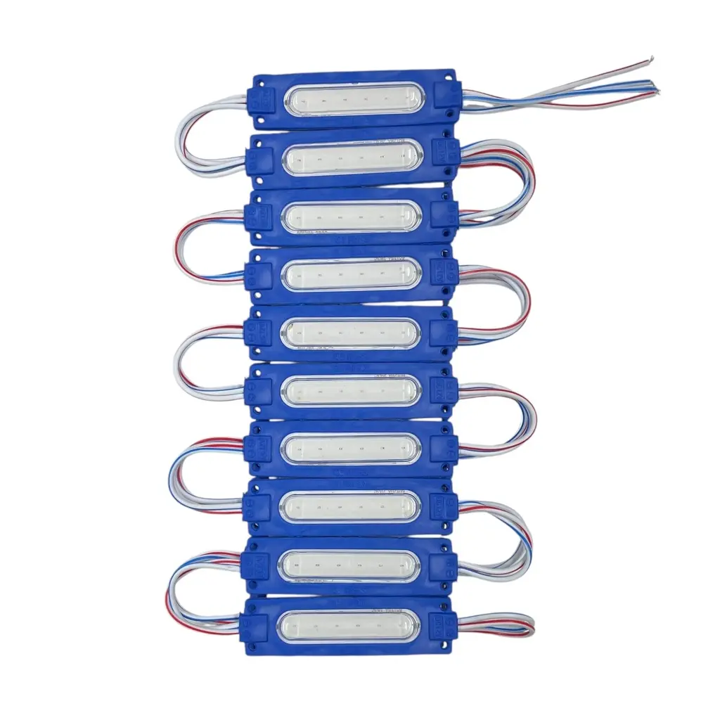 Módulo LED azul con cápsula tira de 20 piezas