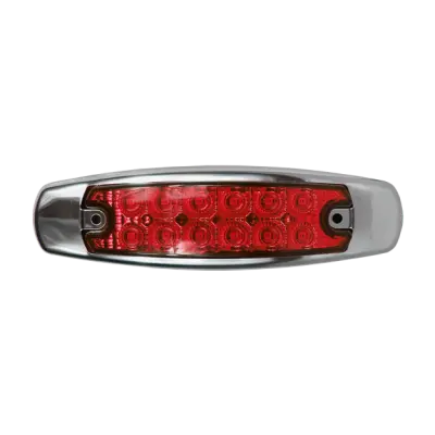 Plafon rojo tipo Peter Billt de 12 LED función fija 