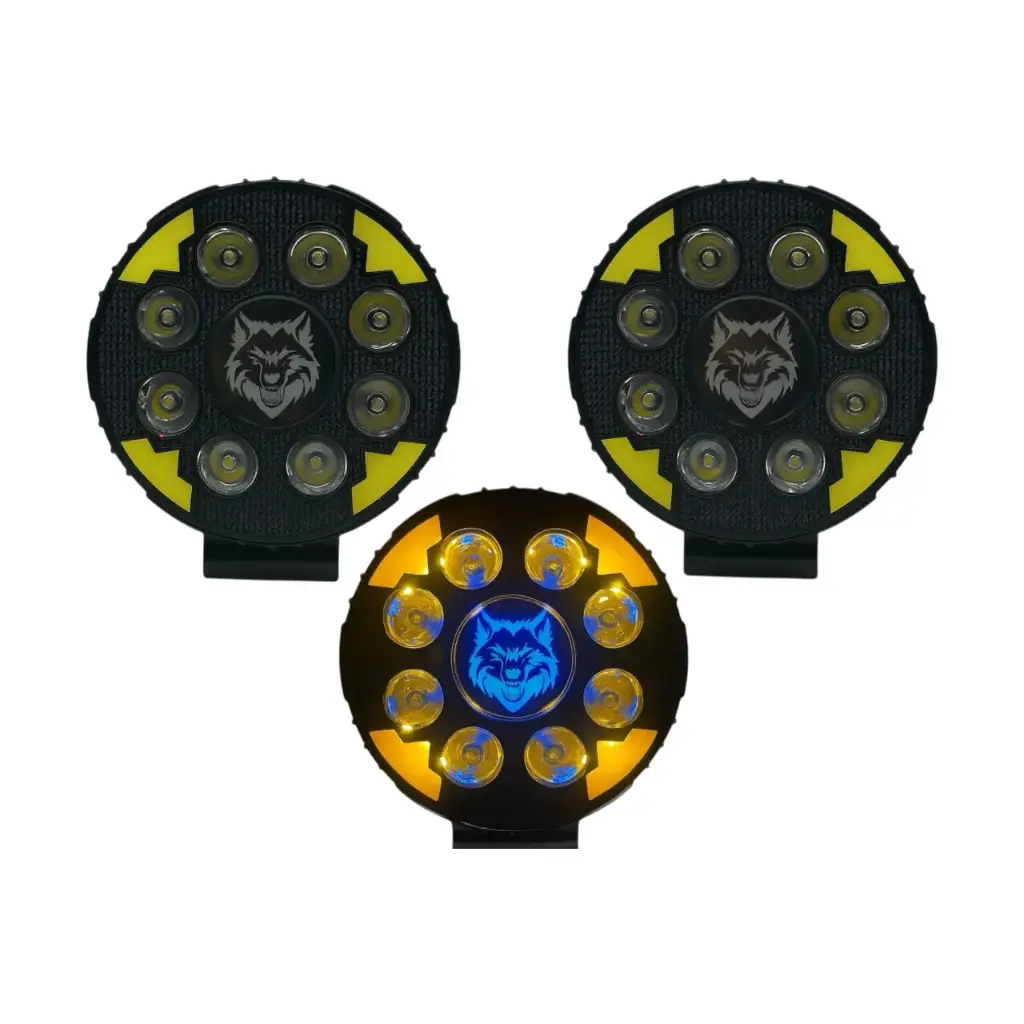 Faro LED Wolf Eye Redondo 
