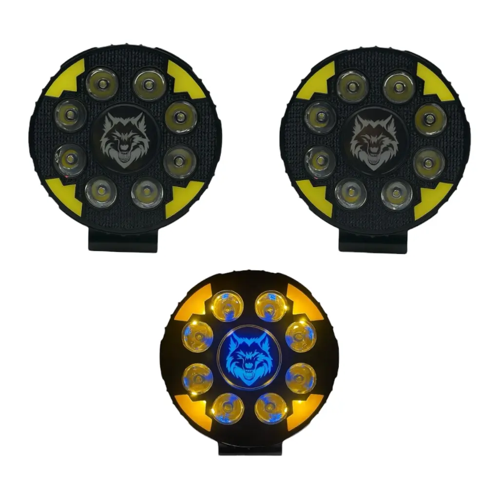 [FAL165RY-SAI] Faro LED Wolf Eye Redondo 