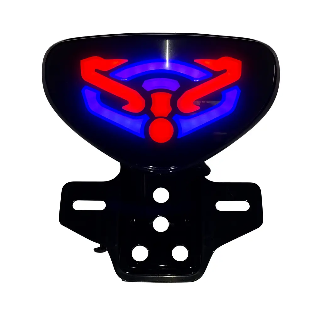 Skull Diablo LED rojo/azul/amarillo